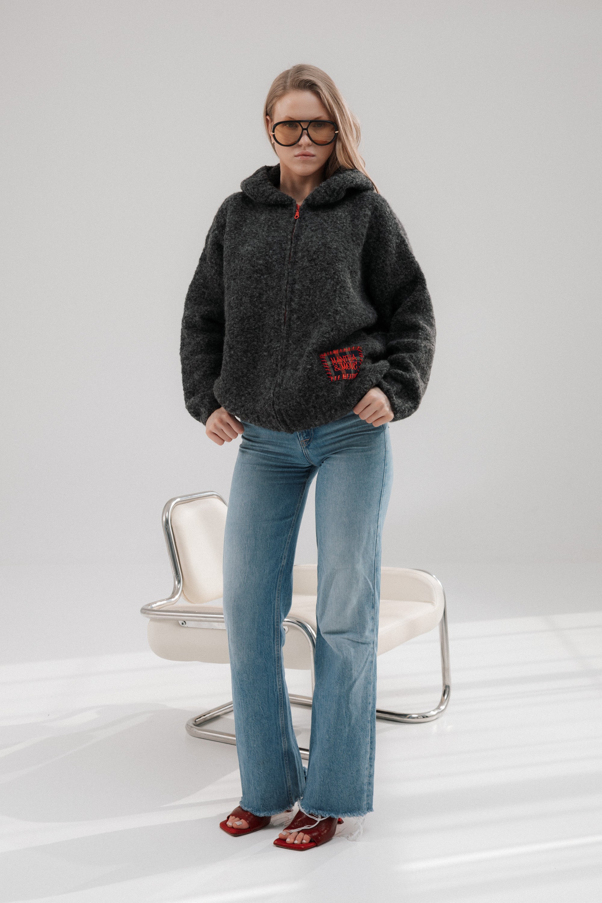 ALPACA ZIP HOODIE