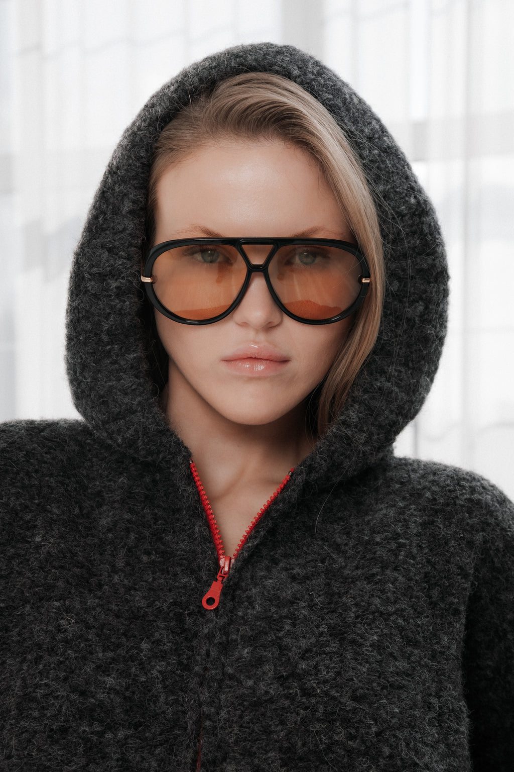 ALPACA ZIP HOODIE