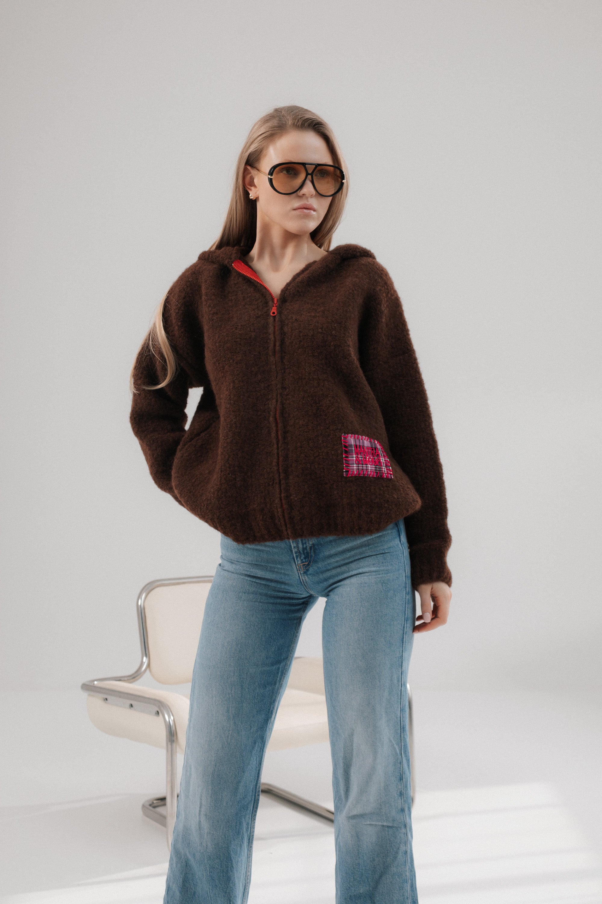 ALPACA ZIP HOODIE