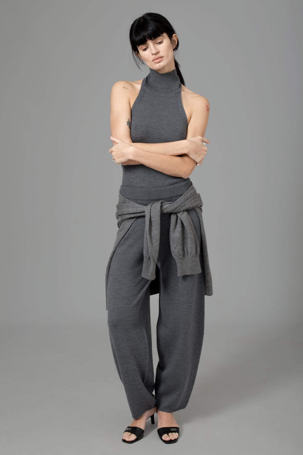 MERINO WOOL BALLOON PANTS