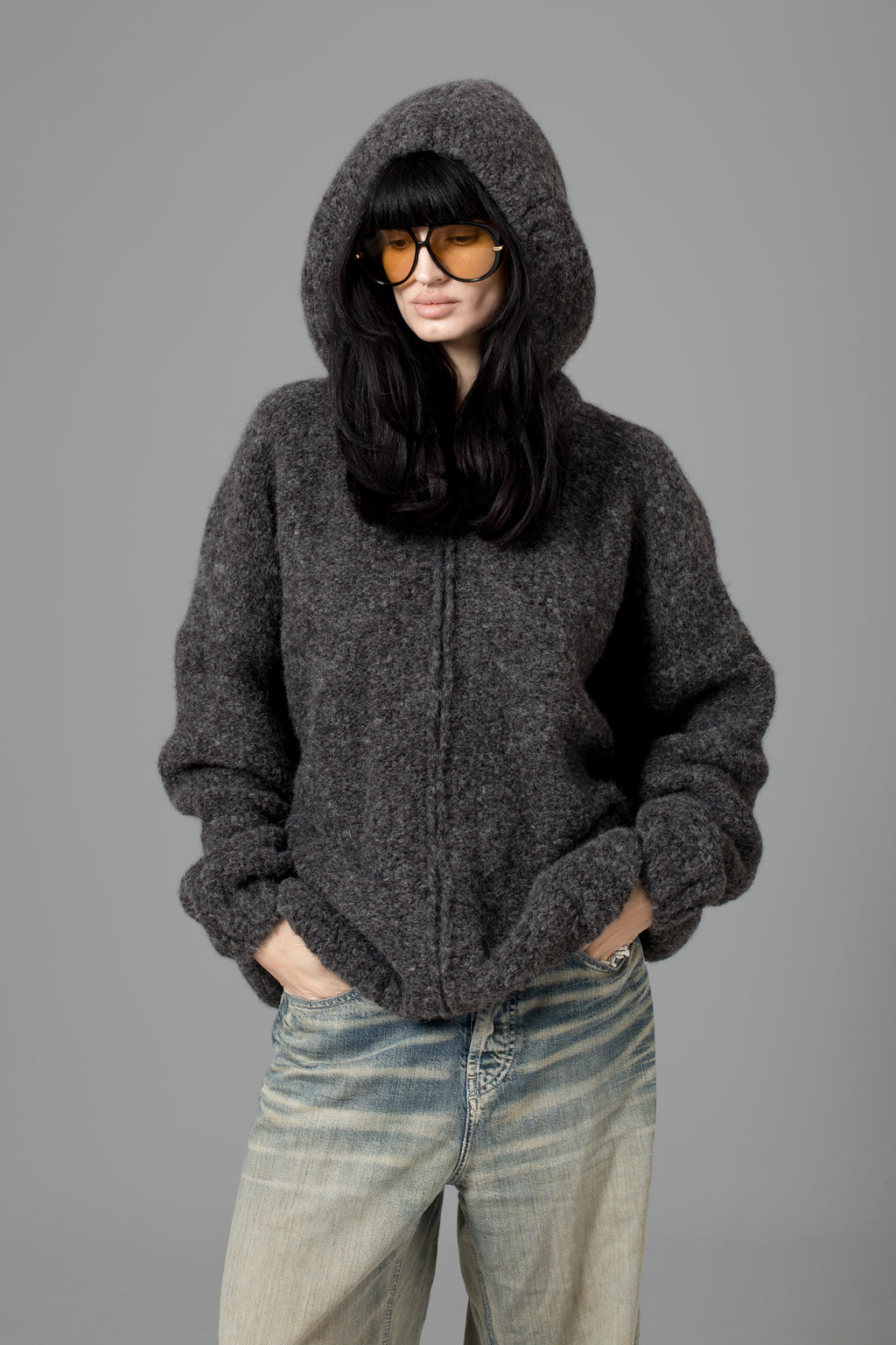 ALPACA ZIP HOODIE