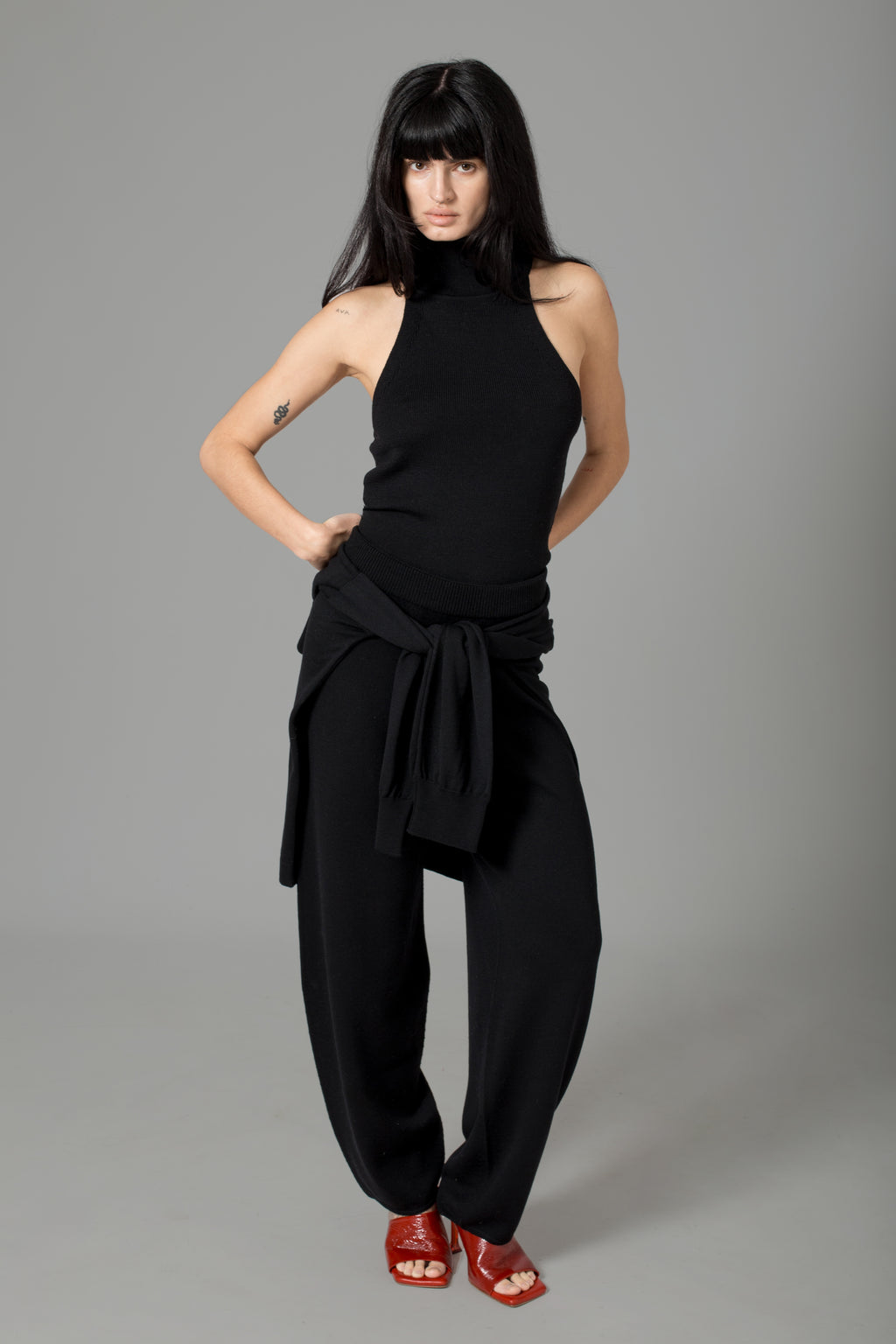 MERINO WOOL BALLOON PANTS