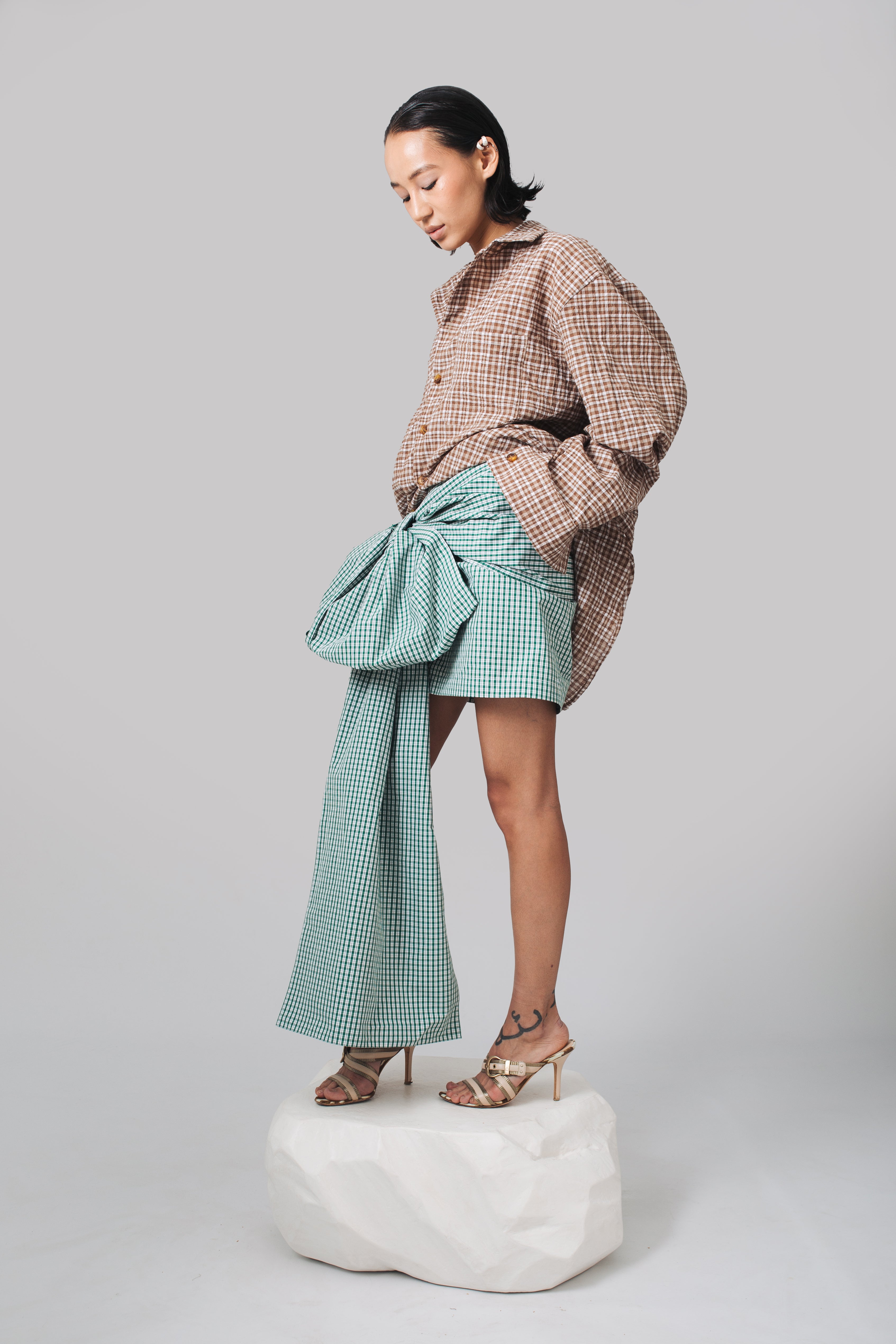 GREEN BOW SKIRT