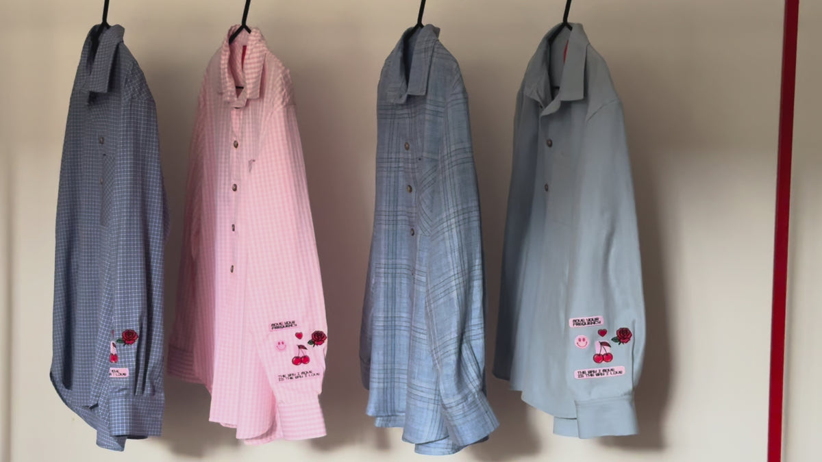 PINK COTTON SIGNATURE SHIRT