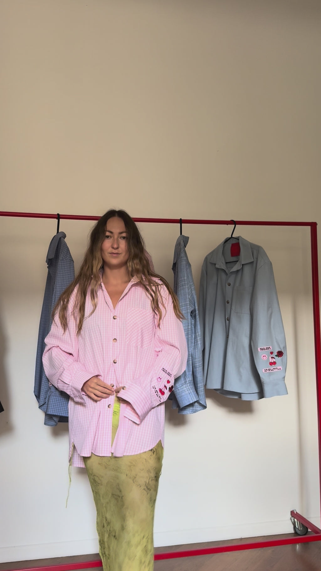 PINK COTTON SIGNATURE SHIRT